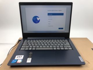 LENOVO IDEAPAD 3 256GB LAPTOP IN ABYSS BLUE. (WITH BOX(NO CHARGE UNIT)). INTEL CORE I5-1135G7, 8GB RAM,   [JPTN38499]
