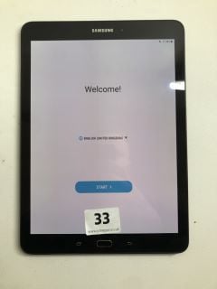 SAMSUNG TABLET MODEL SM-TB13 (UNIT ONLY,MARKS ON CASE,MARKS ON SCREEN,NO BOX,NO CHARGER)(JPTN38353)