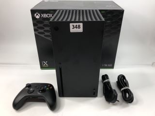 MICROSOFT XBOX SERIES X 1TB SSD 120FPS 4K GAMING CONSOLE IN BLACK: MODEL NO 1882 (WITH BOX & CONTROLLER)  [JPTN37364]