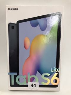 SAMSUNG GALAXY TAB S6 LITE 64GB TABLET WITH WIFI IN OXFORD GRAY: MODEL NO SM-P613 (WITH BOX & CHARGE UNIT)  [JPTN38404]