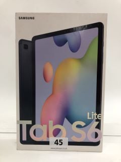 SAMSUNG GALAXY TAB S6 LITE 128GB TABLET WITH WIFI IN OXFORD GRAY: MODEL NO SM-P613 (WITH BOX & CHARGE UNIT)  [JPTN38394]