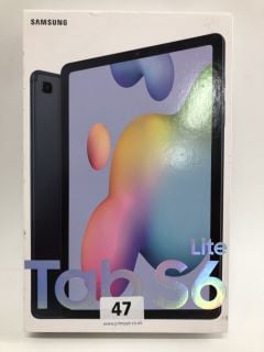 SAMSUNG GALAXY TAB S6 LITE 64GB TABLET WITH WIFI IN OXFORD GRAY: MODEL NO SM-P613 (WITH BOX)  [JPTN38413]
