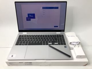 SAMSUNG GALAXY BOOK 2 PRO 360 512GB LAPTOP IN SILVER. (WITH BOX & CHARGE UNIT). INTEL CORE I7-1260P, 16GB RAM,   [JPTN38356]