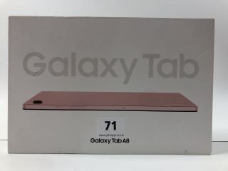 SAMSUNG GALAXY TAB A8 32GB TABLET WITH WIFI IN PINK: MODEL NO SM-X200 (WITH BOX)  [JPTN38400]
