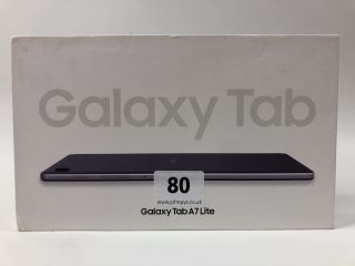 SAMSUNG GALAXY TAB A7 LITE 32GB TABLET WITH WIFI IN GRAY: MODEL NO SM-T220 (WITH BOX & CHARGE CABLE)  [JPTN38390]