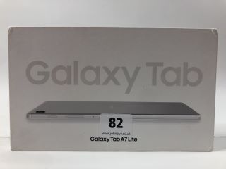 SAMSUNG GALAXY TAB A7 LITE 32GB TABLET WITH WIFI IN SILVER: MODEL NO SM-T220 (WITH BOX & CHARGE CABLE)  [JPTN38391]
