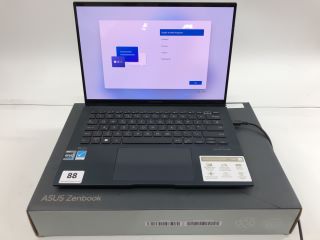 ASUS ZENBOOK 1TB LAPTOP IN BLUE: MODEL NO UX3402Z (WITH BOX & CHARGER). INTEL CORE I7-1260P, 16GB RAM,   [JPTN38384]