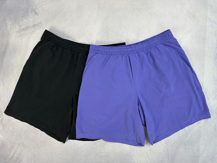Lululemon Shorts x2 - Size XL (VAT ONLY PAYABLE ON BUYERS PREMIUM)