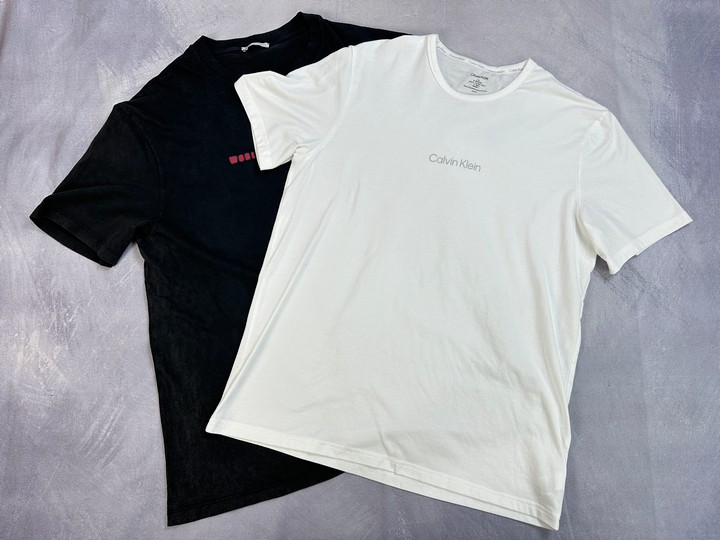 Calvin Klein Top - Size L / Zara T-shirt - Size XL (VAT ONLY PAYABLE ON BUYERS PREMIUM)