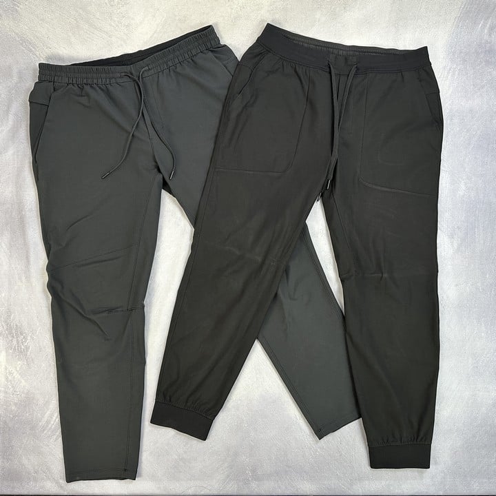 Lululemon Bottoms x2 - Wash Tags Removed Believed To Be Size XL (VAT ONLY PAYABLE ON BUYERS PREMIUM)