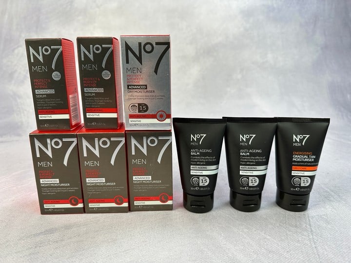 No7 Men Health & Beauty Items Inc Protect & Perfect Intense Serum (VAT ONLY PAYABLE ON BUYERS PREMIUM)