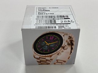 MICHAEL KORS ACCESS GEN 6 BRADSHAW SMARTWATCH IN ROSE GOLD: MODEL NO MKT5133 (WITH BOX & CHARGER CABLE) [JPTM113770]