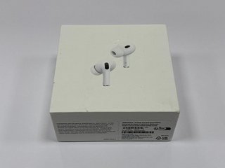 APPLE AIRPODS PRO (2ND GENERATION) EARBUDS IN WHITE: MODEL NO A2698 A2699 A2700 (WITH BOX) [JPTM113989]