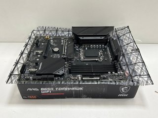 MSI MAG B650 TOMAHAWK WIFI AMD MOTHERBOARD: MODEL NO 911-7D75-001 (WITH ACCESSORIES AS PHOTOGRAPHED) [JPTM113855]