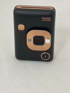 FUJIFILM INSTAX MINI LIPLAY HYBRID INSTANT CAMERA (ORIGINAL RRP - £139) IN BLACK & ROSE GOLD (WITH BOX, STRAP, MANUAL & CHARGER CABLE) [JPTM113758]
