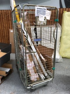 (COLLECTION ONLY) CAGE OF ASSORTED ITEMS TO INCLUDE VAX CARPET WASHER (CAGE NOT INCLUDED): LOCATION - D4