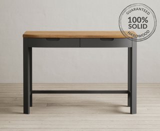 BRADWELL/BRAHMS CHARCOAL COMPACT DESK - RRP £479: LOCATION - A4