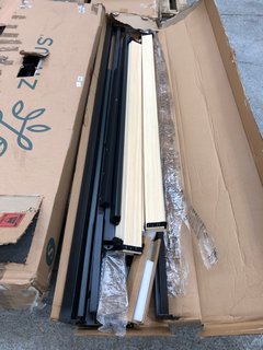BOX OF BED COMPONENTS TO INCLUDE BED SLATS: LOCATION - C6