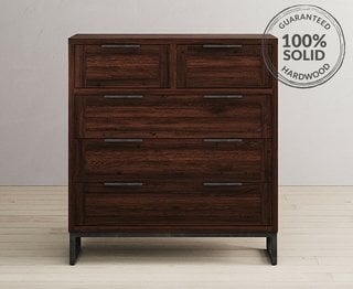 DAKOTA 2 OVER 3 CHEST OF DRAWERS - RRP £649: LOCATION - A5