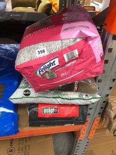 QTY OF ASSORTED ITEMS TO INCLUDE FELIGHT NON CLUMPING CAT LITTER: LOCATION - CR10