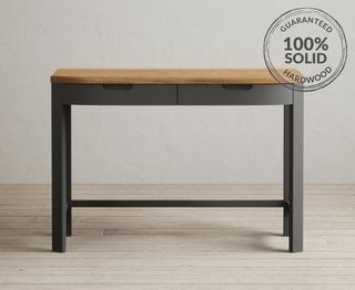 BRADWELL/BRAHMS CHARCOAL COMPACT DESK - RRP £479: LOCATION - A5