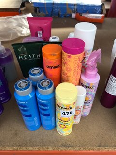(COLLECTION ONLY) QTY OF ASSORTED TOILETRIES TO INCLUDE HEATH REVITALISE HAIR+BODY WASH 250ML: LOCATION - BR6