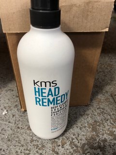 (COLLECTION ONLY) 6 X KMS HEAD REMEDY DEEP CLEANING SHAMPOO: LOCATION - BR6