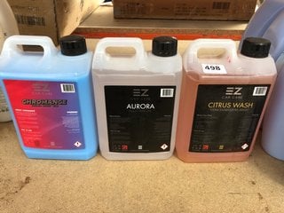 (COLLECTION ONLY) QTY OF ASSORTED EZ CAR CARE ITEMS TO INCLUDE CITRUS WASH 2.5L: LOCATION - BR7