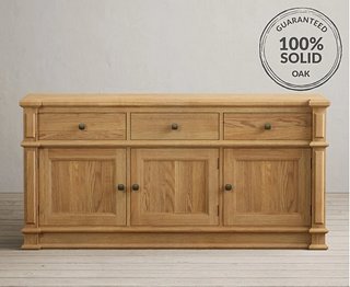 LAWSON SOLID OAK EXTRA LARGE SIDEBOARD RRP - £879: LOCATION - A6