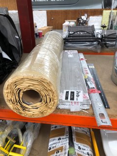 QTY OF ASSORTED HOME IMPROVEMENT ITEMS TO INCLUDE GREY OAK VINYL FLOORING: LOCATION - BR11