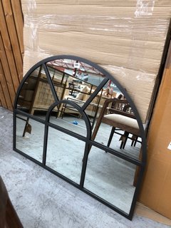 NKUKU IMOMA IRON OVERMANTLE ARCH MIRROR RRP - £375: LOCATION - A7