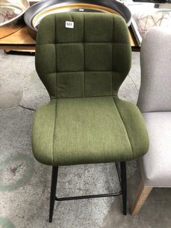COUNTER CHAIR IN MOSS GREEN: LOCATION - B6