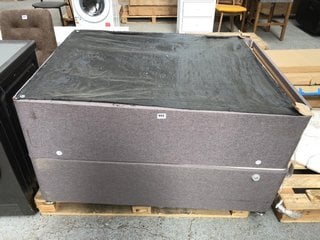 SET OF DIVAN BASES WITH 2 DRAWERS IN GREY SIZE : 120CM: LOCATION - D2