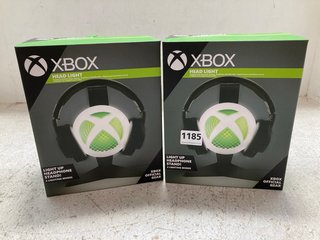 2 X XBOX LIGHT UP HEADPHONE STANDS: LOCATION - A12