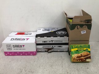 5 X ASSORTED FOOD ITEMS TO INCLUDE 2 X BOXES OF NATURE VALLEY OATS AND HONEY BARS BB: 08/24: LOCATION - D2