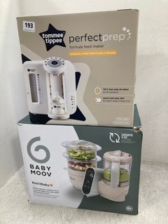 2 X ASSORTED BABY ITEMS TO INCLUDE TOMMEE TIPPEE PERFECT PREP FORMULA FEED MAKER: LOCATION - D5