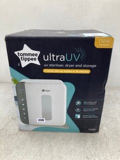 TOMMEE TIPPEE ULTRA UV STERILISER , DRYER AND STORAGE: LOCATION - D6