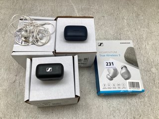 4 X ASSORTED EARBUD PACKS TO INCLUDE SENNHEISER MOMENTUM TRUE WIRELESS 3 EARBUDS: LOCATION - D7