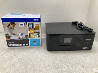 2 X ASSORTED PRINTER ITEMS TO INCLUDE BROTHER QL-600B LABEL PRINTER: LOCATION - D7
