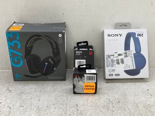 5 X ASSORTED HEADPHONE PACKS TO INCLUDE SONY WH - CH520 HEADPHONES IN BLUE: LOCATION - D9