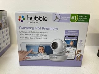 HUBBLE NURSERY PAL PREMIUM 5'' SMART HD BABY MONITOR RRP - £149: LOCATION - WHITE BOOTH
