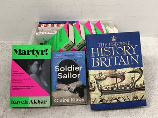 QTY OF ASSORTED BOOKS TO INCLUDE 5 X SOLDIER SAILOR BY CLAIRE KILROY: LOCATION - B18