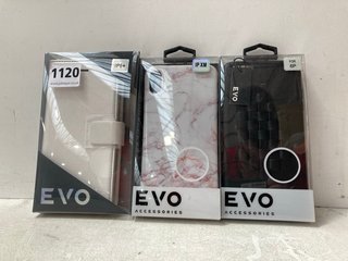 QTY OF ASSORTED EVO MOBILE PHONE CASES IN ASSORTED COLOURS & MODELS: LOCATION - AR5