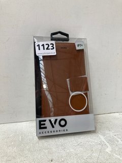 QTY OF EVO BROWN FAUX LEATHER FLIP CASES FOR IPHONE 7+: LOCATION - AR5