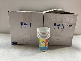 QTY OF DUNI PLASTIC CUPS FOR CHILDRENS PARTY: LOCATION - BR7
