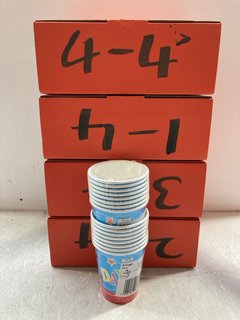 QTY OF HAPPY BIRTHDAY PAPER CUPS FOR CHILDRENS PARTY: LOCATION - BR7