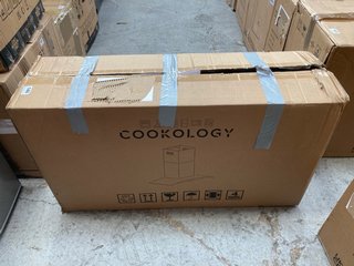 COOKOLOGY CURVED GLASS COOKER HOOD MODEL: CGL900SS/A: LOCATION - B3