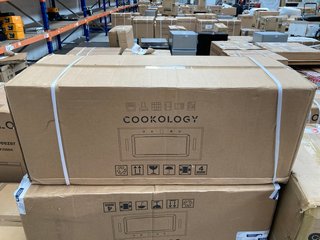 COOKOLOGY 90CM BUILT UNDER CANOPY COOKER HOOD MODEL: BUGL900WH/A+: LOCATION - B4