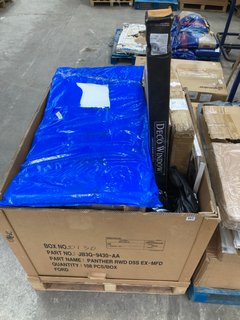 PALLET OF ASSORTED ITEMS TO INCLUDE SILENTNIGHT BREATHABLE CHILDS BED MATTRESS & DECO WINDOW COMPLETE WINDOW POLE FOR ASSORTED USE: LOCATION - B6 (KERBSIDE PALLET DELIVERY)