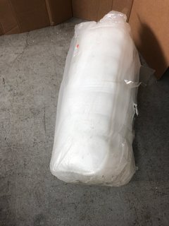 SINGLE BED ROLLED SPRUNG MATTRESS IN WHITE: LOCATION - B8